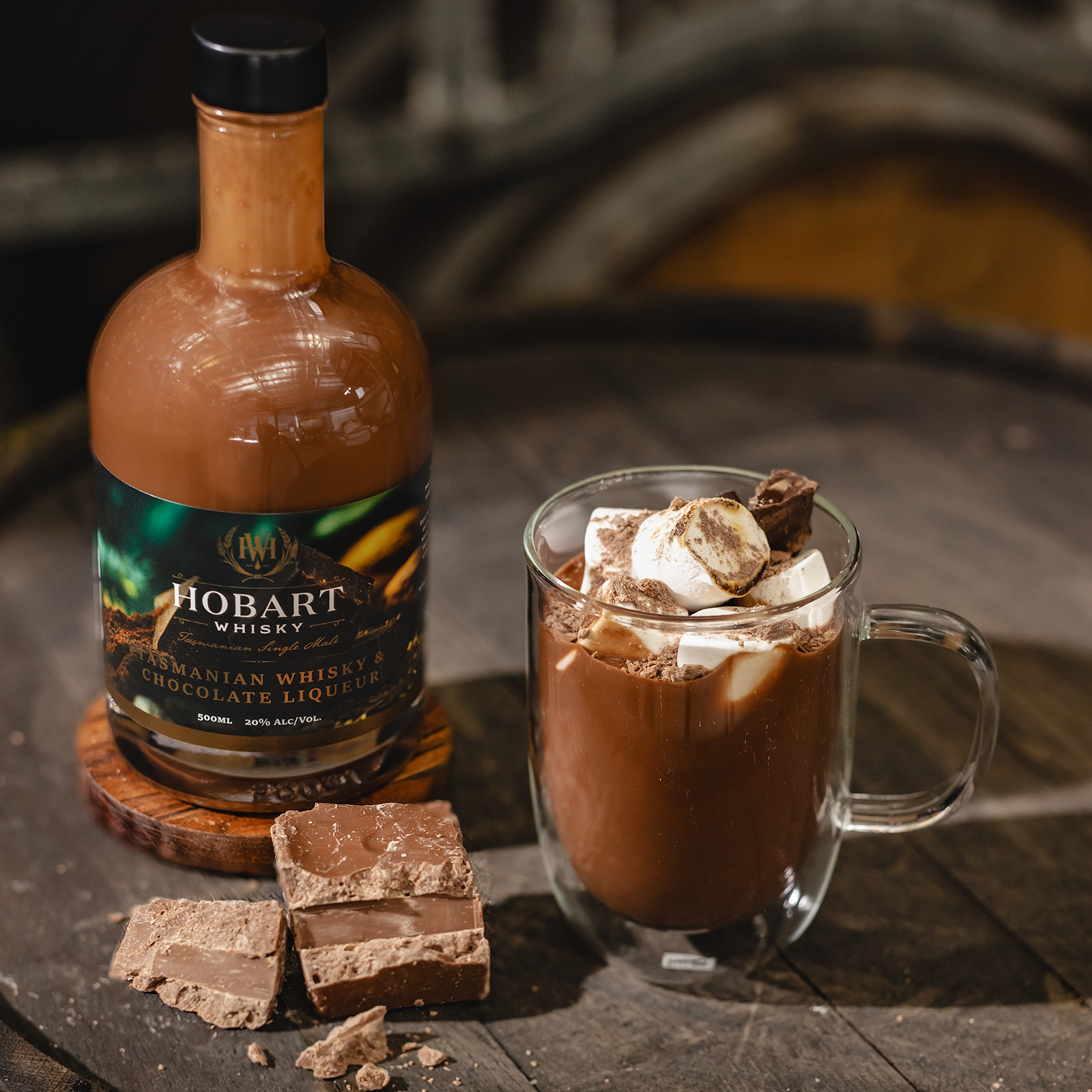 Tasmanian Whisky and Chocolate Liqueur